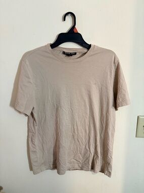 Michael Kors Men’s Short-Sleeve Crew Tee in Beige